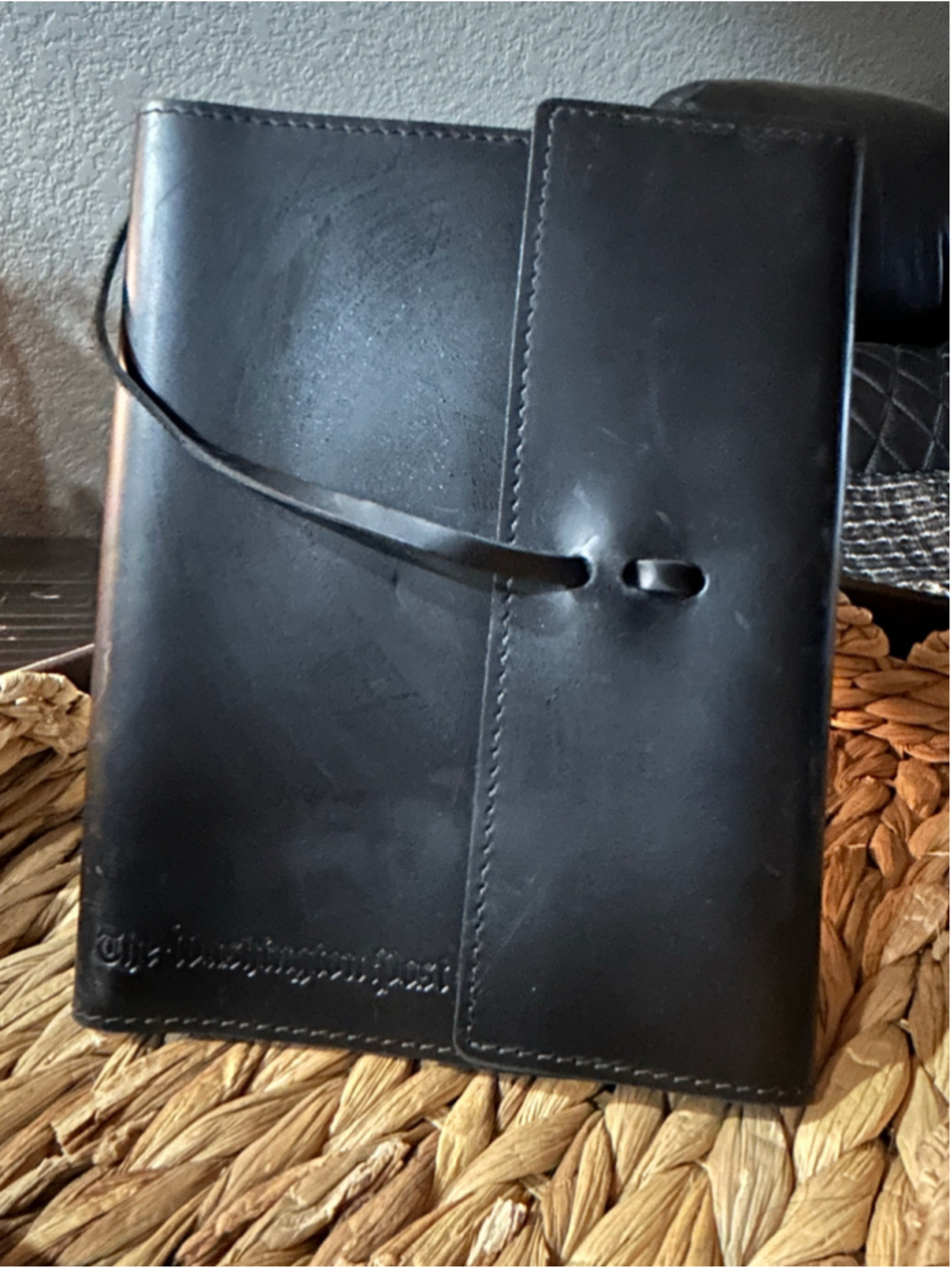 Rustico Unisex Leather Journal Notebook One Size Black